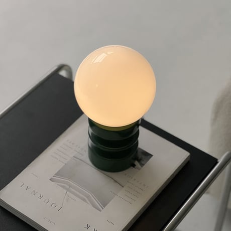 light-03263　USB ラウンドガラスシェード テーブルランプ LED