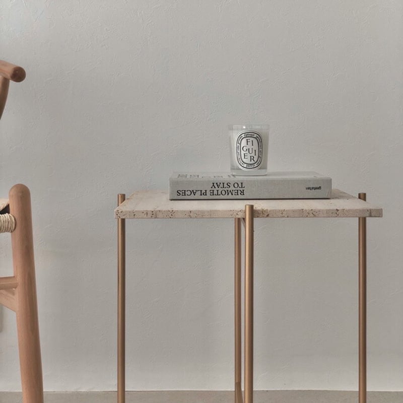 table-03021 イタリア産 天然大理石 トラバーチン サイド table-03021 イタリア産 天然大理石 トラバーチン サイド