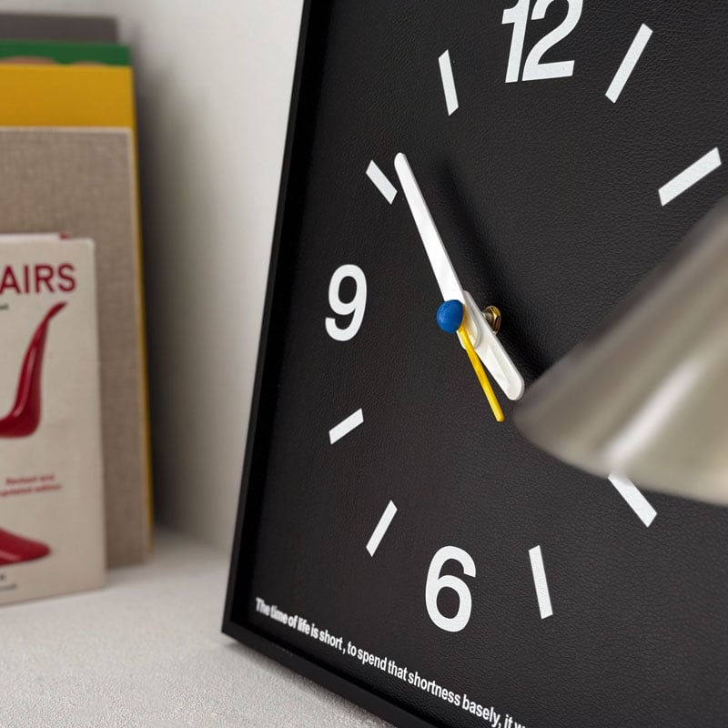 予約販売12月中旬～12月下旬頃発送予定 clock-03116 Black / White