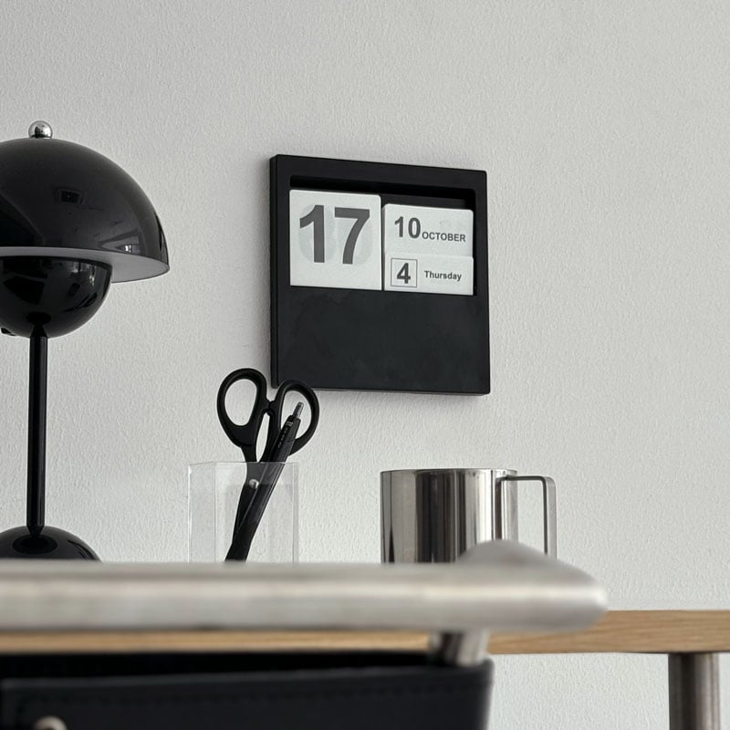 calendar-03020 カード式 卓上 壁掛け 万年カレンダー | ART OF BLACK