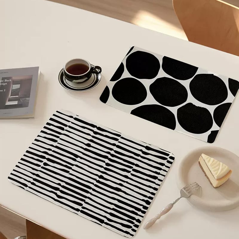 mat-03081 モノトーンデザイン 珪藻土入り吸水マット 30cm×40cm / 50cm