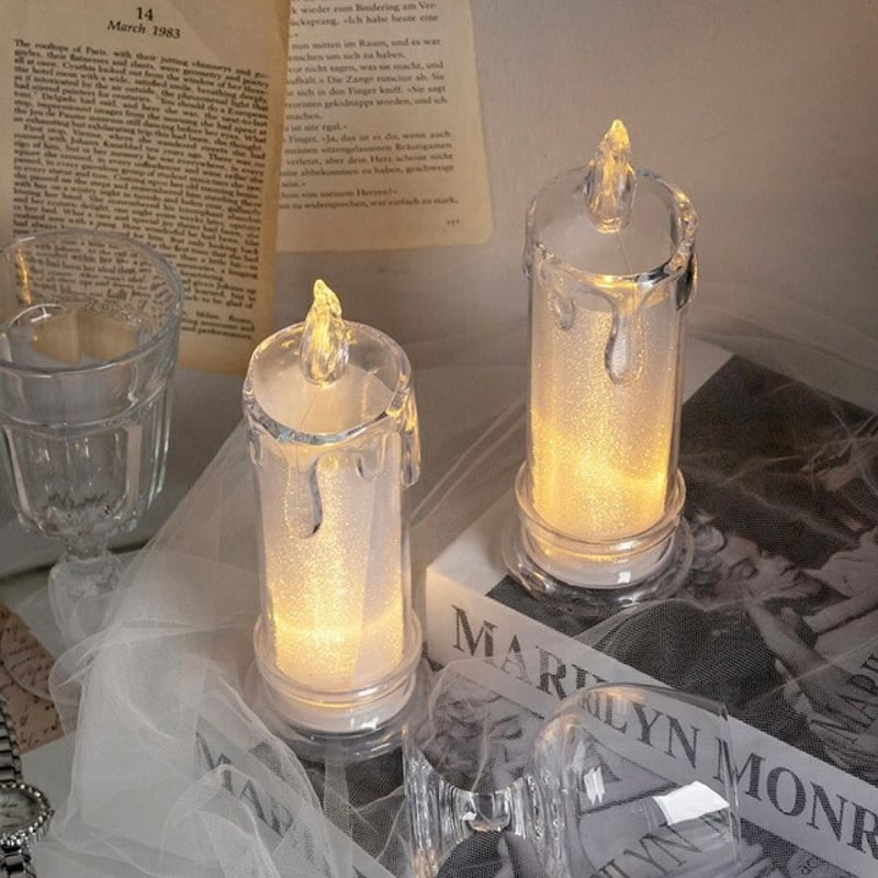 キャンドルライト 結婚式 62個 電池式 リモコン付き 【公式通販】