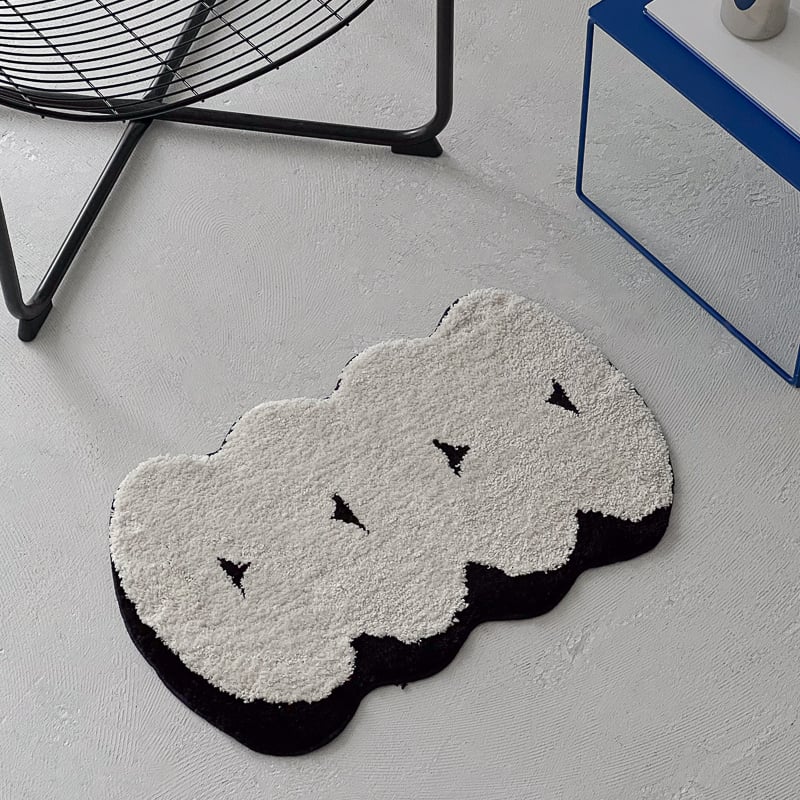 rug-03085 モノトーン ラグ 44cm×69cm / 65cm×105cm | ART rug-03085 モノトーン ラグ 44cm×69cm / 65cm×105cm | ART