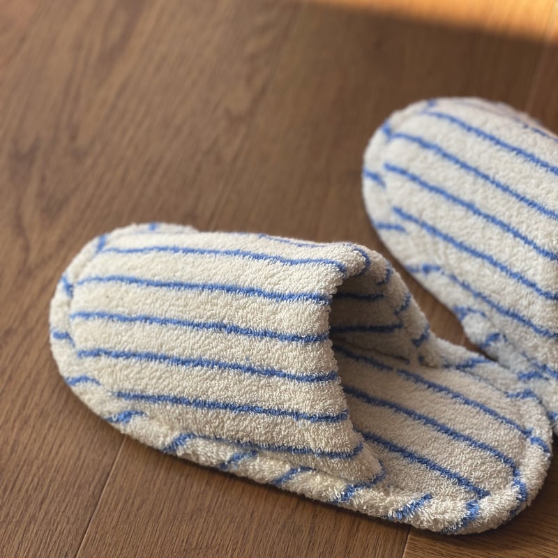 slipper-03002 カラーストライプ ルームシューズ スリッパ | ART OF BLACK