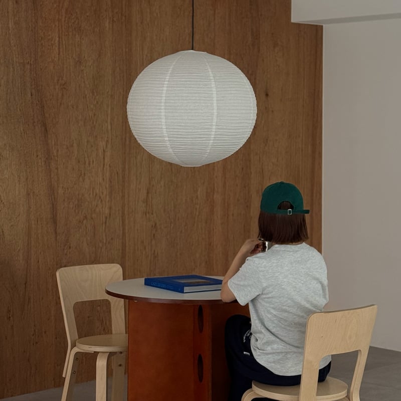light-03384 ホワイト 細めピッチタイプ Rice Paper Shade Larg