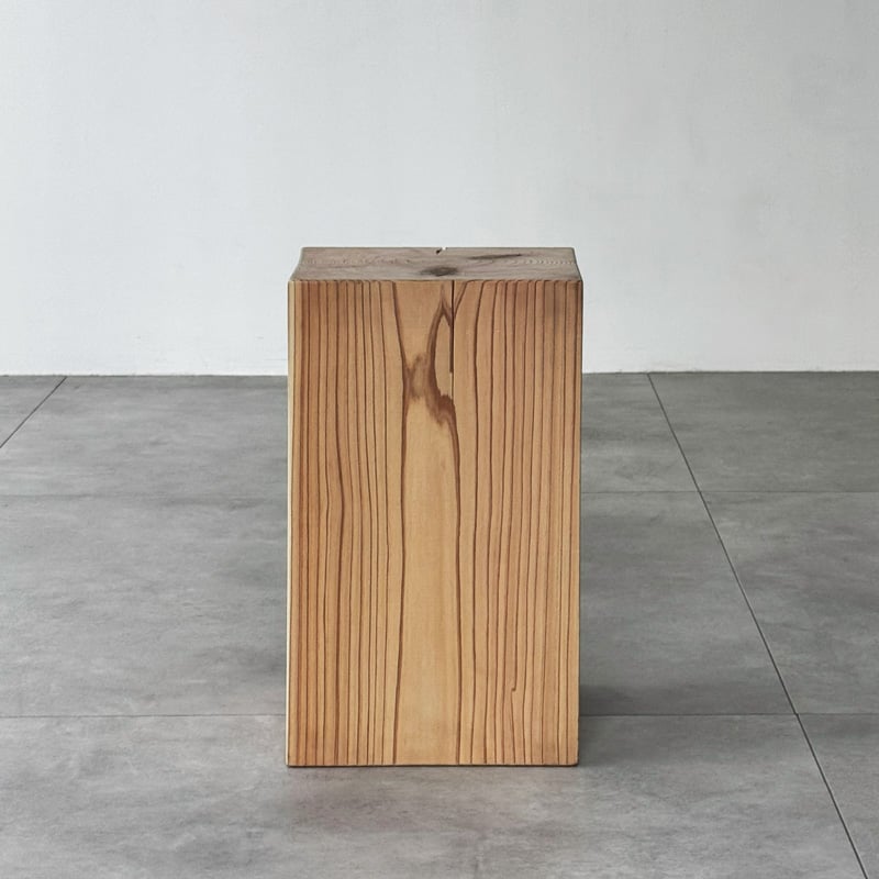 table-03069 CEDAR サイドテーブル スツール 国産杉 無垢材 無塗装 | AR