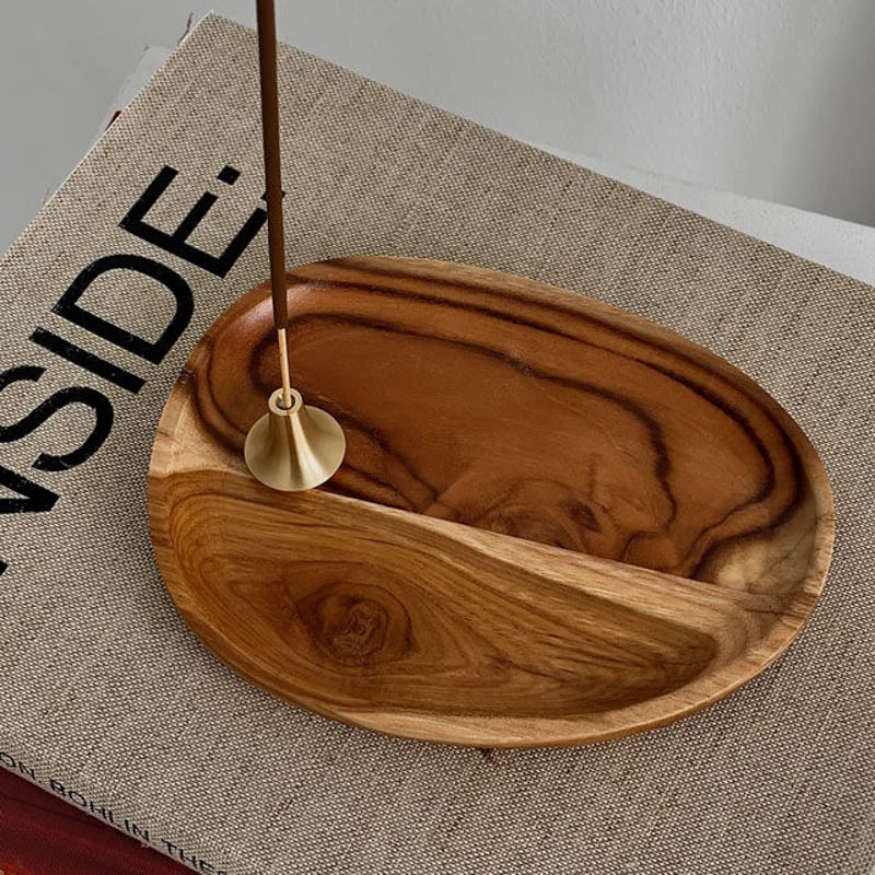 incenseholder-03056 bulb 真鍮 アカシア プレート インセンスホルダー