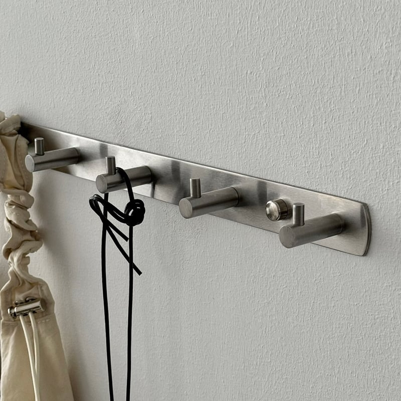 wall-03093 ステンレス 引っ掛け ウォールフック 3連 6連 | ART