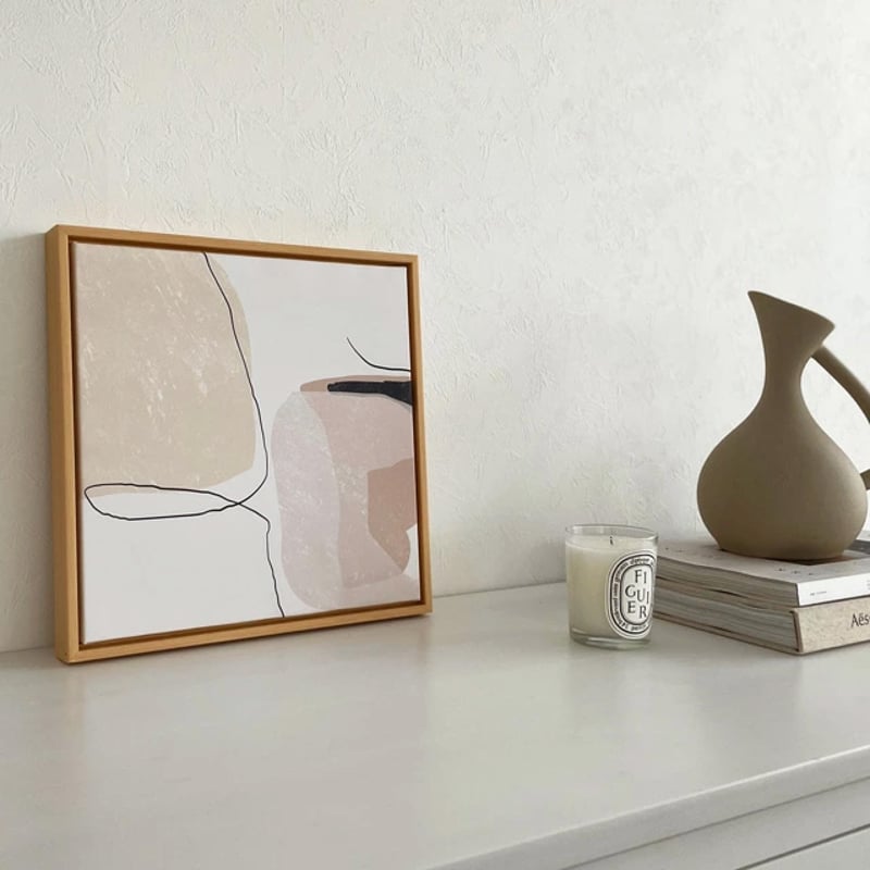 (希少)NxWorries アートポスター フレーム付き poster-03010 Rougir アートポスター フレーム付き 30×30cm |