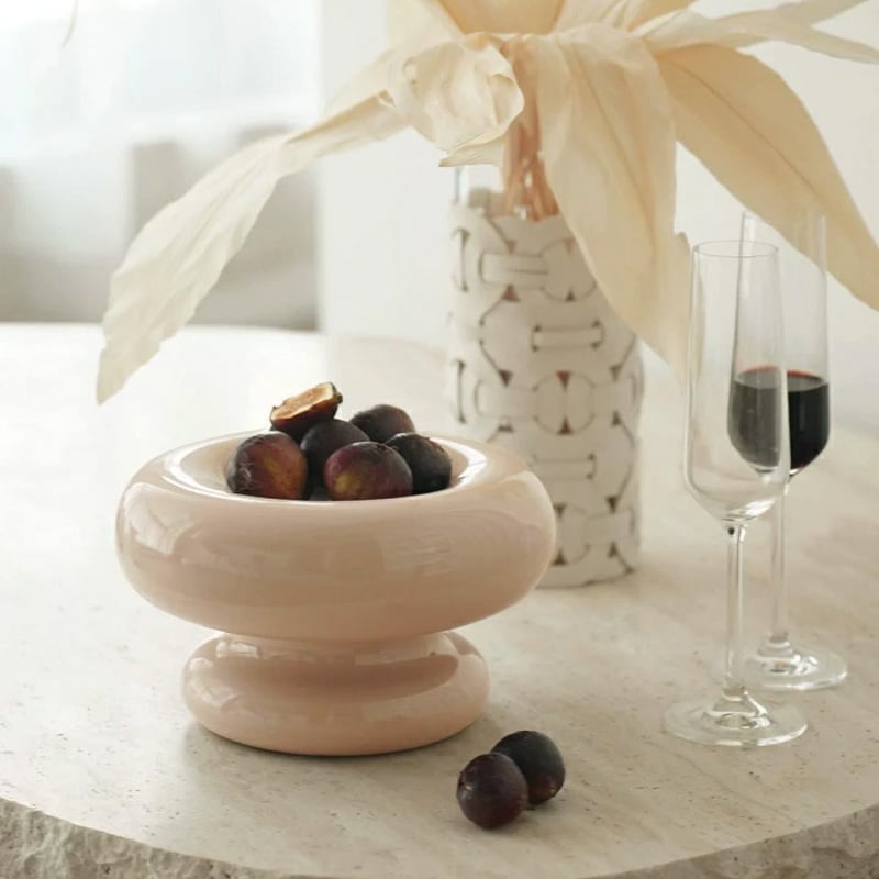 compote-03011 チャビー セラミック コンポート プレート | ART OF BLACK