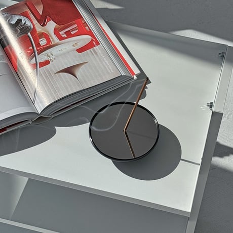 incenseholder-03089　ステンレス ラウンド インセンスホルダー お香立て