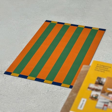 予約販売6月下旬～7月上旬頃発送予定　mat-03085　ストライプ 珪藻土入り バスマット 40cm×60cm