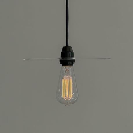light-03194　 クリア フラットシェード ペンダントライト 口金E26