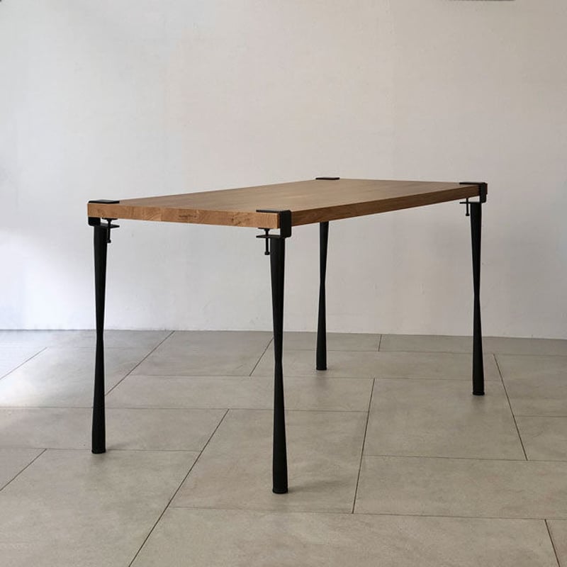 table-03070 Constriction 4本set クランプ アイアンレッグ テーブ