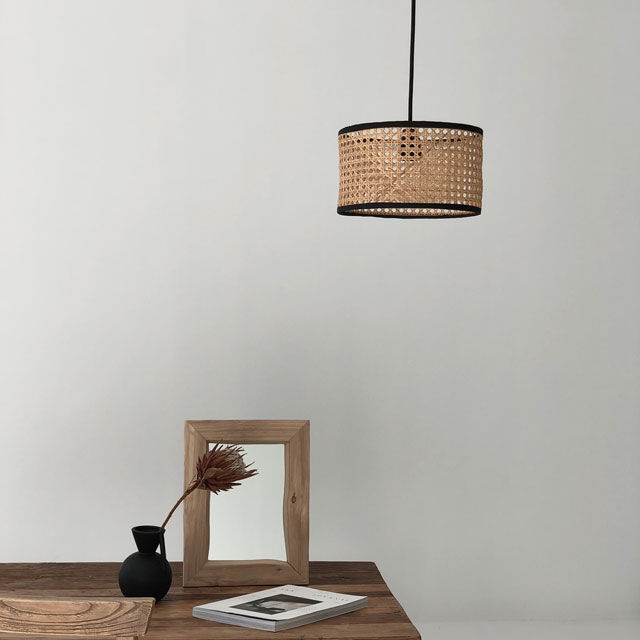 light-03151 ブラックパイピング ラタンシェード ペンダント light-03151 ブラックパイピング ラタンシェード ペンダント