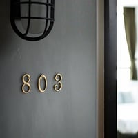 sign-03003　50mm 真鍮 ハウスナンバー 数字