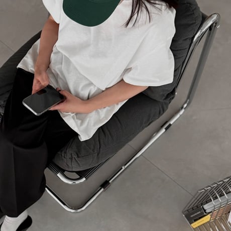 予約販売6月中旬～6月下旬頃発送予定　chair-03096 新型 コーデュロイ カンティレバーラウンジチェア 1人掛けソファ