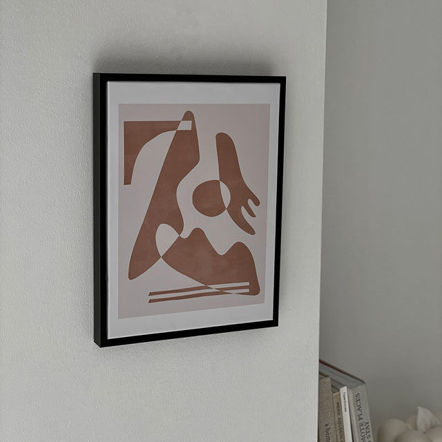 アート　ポスター　額縁付き poster-03067 uneven アートポスター フレーム付き 40×30cm | AR
