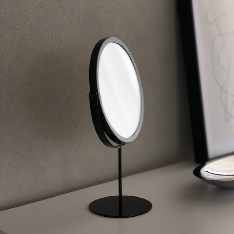 mirror-03074 Black ラウンド 卓上ミラー | ART OF BLACK