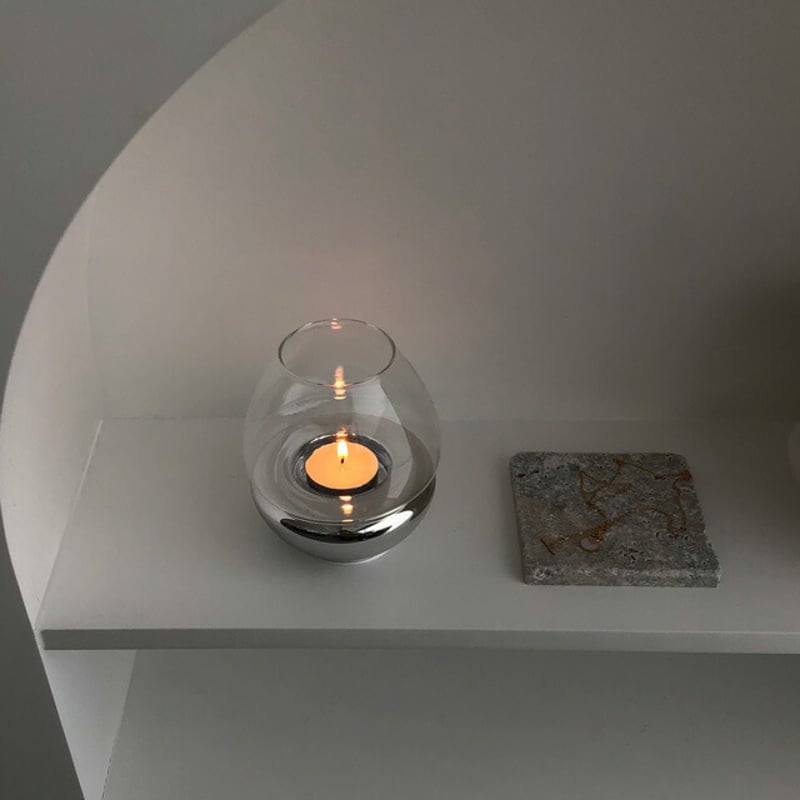 candle-03066 gyelan ガラス キャンドルホルダー | ART OF BLACK