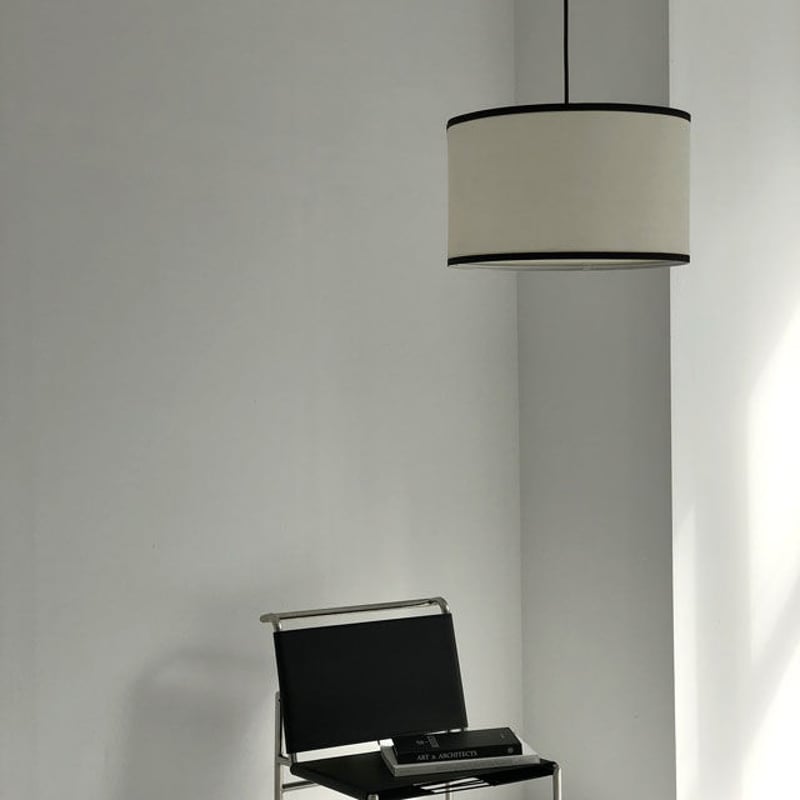 light-03147 パイピングリネンシェード ペンダントライト 口金