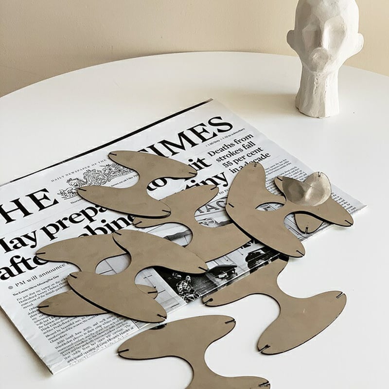 objet-03021 ミラー アート オブジェ 4枚セット | ART OF BLACK