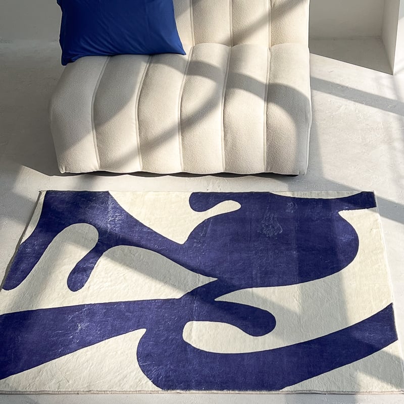 rug-03059 ラインアート ラグ 120cm×160cm | ART OF BLACK