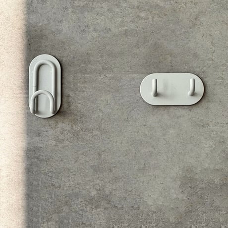 wallhook-03008　2個セット アイアン Jフック ウォールフック