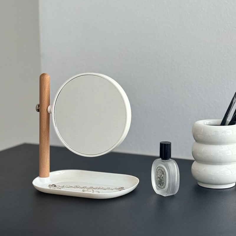mirror-03046 トレイ付き 卓上ミラー | ART OF BLACK