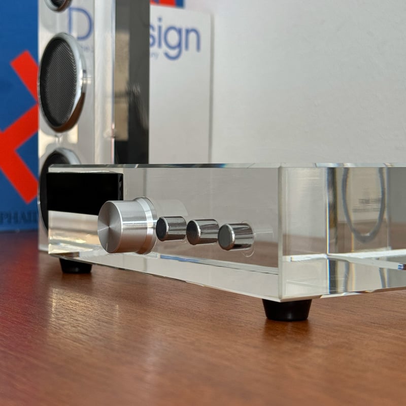 objet-03102 ガラス製 オーディオスピーカー アンプ オブジェ | ART OF