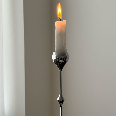 candle-03098　Drop シルバー キャンドルスタンド