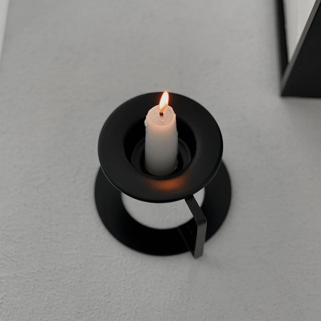 candle-03103 black アイアン キャンドルスタンド | ART OF BLACK