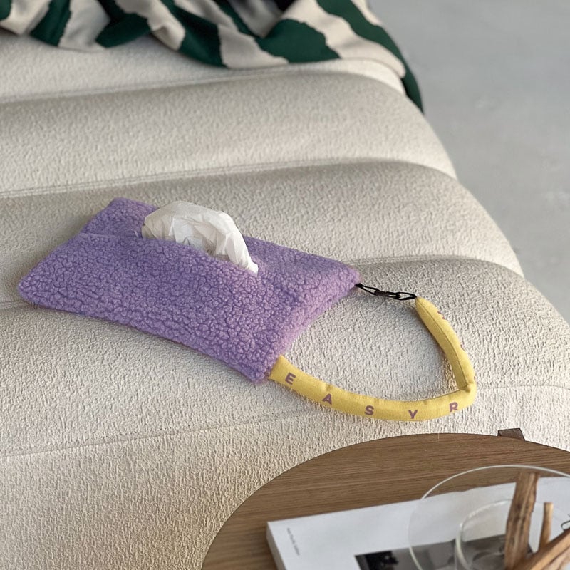 tissuebox-03062 ハンドル付き カラーボア ティッシュケース | ART OF