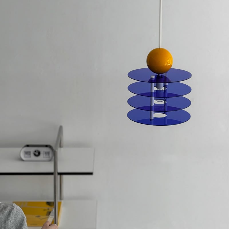 light-03372 Acrylic Flying Saucer ペンダントライト 口金E1