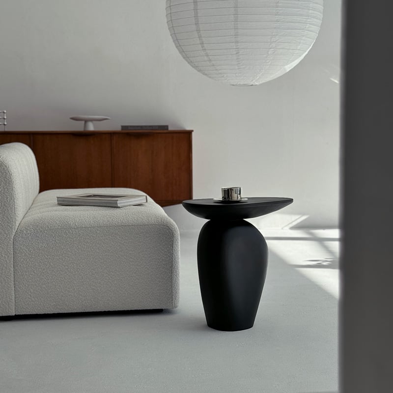 table-03172 ブラック ロック サイドテーブル | ART OF BLACK