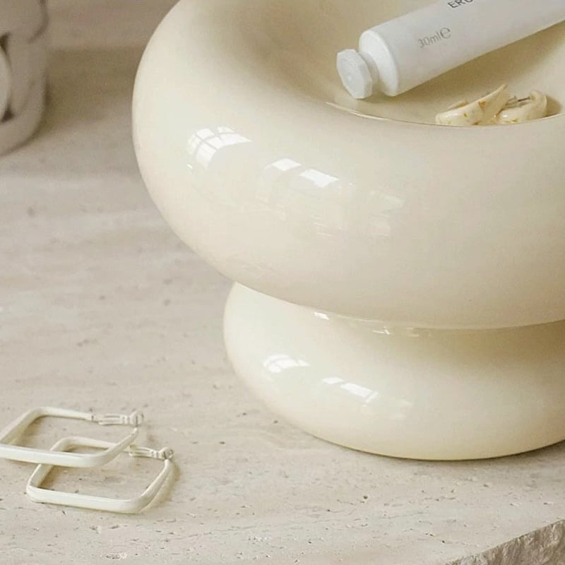 compote-03011 チャビー セラミック コンポート プレート | ART OF BLACK