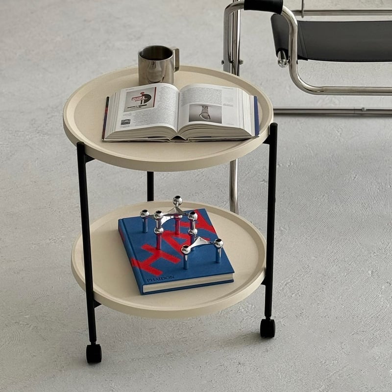 ダークブラウンの2段サイドテーブル 楽天市場】サイドテーブル ブラスサイドテーブル ダークブラウン