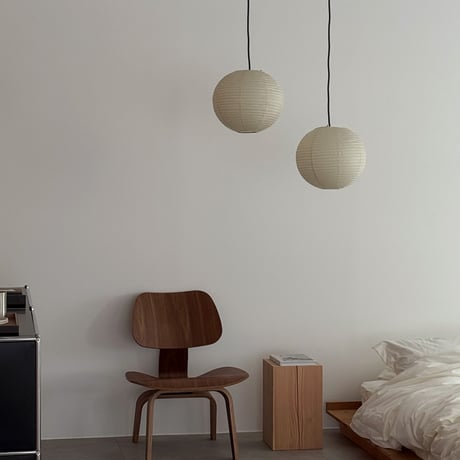 light-03369　生成り色 Rice Paper Shade Small 30cm 和紙 ペンダントライト