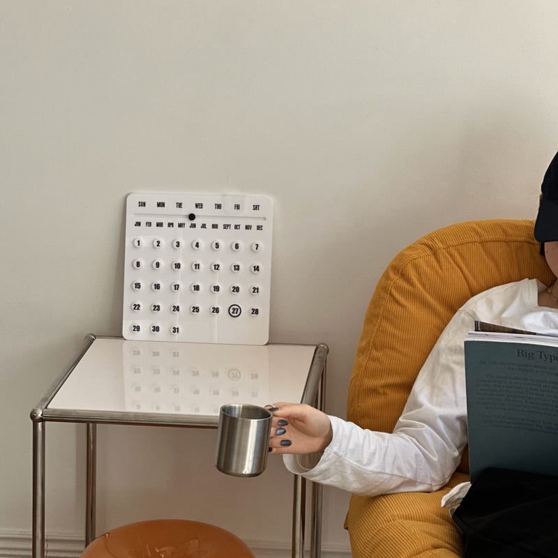 calendar-03030 アクリルパネル ウォール万年カレンダー | ART OF BLACK