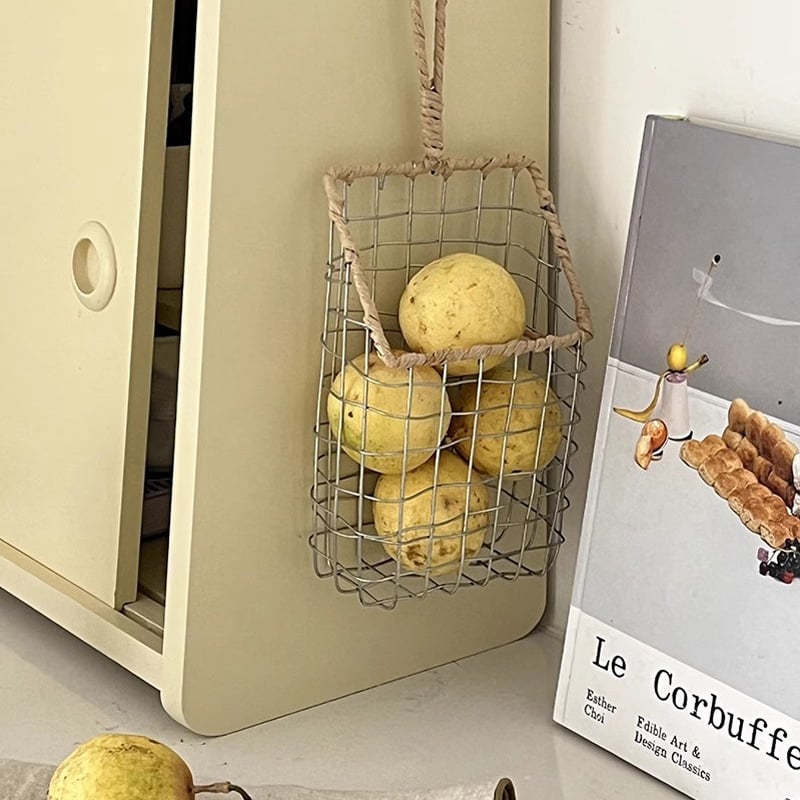 basket-03076 スクエア ワイヤーバスケット フック付き | ART OF BLACK