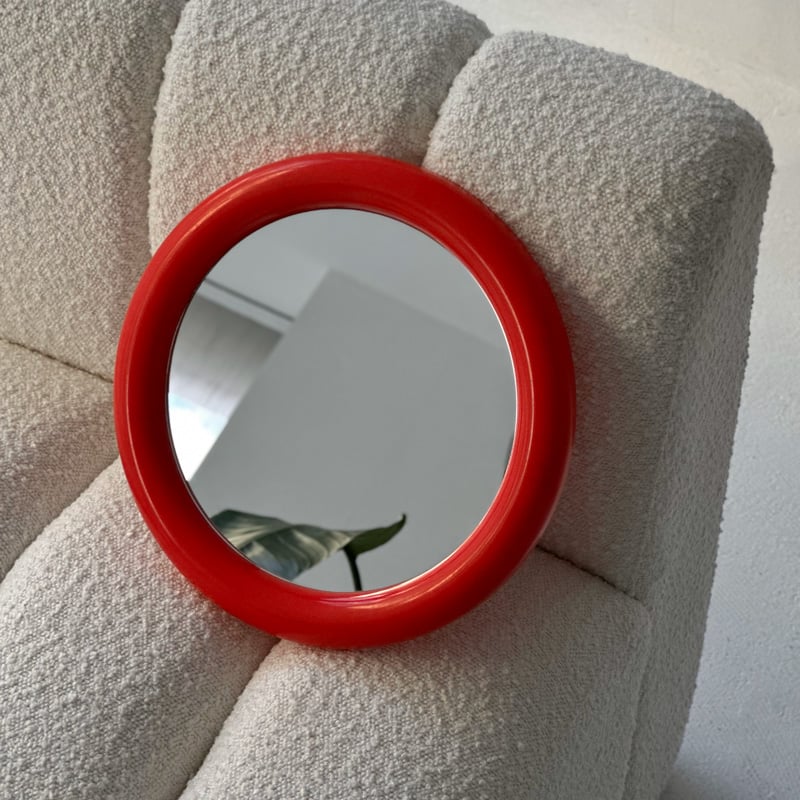 mirror-03153 カラーフレーム ラウンドミラー 壁掛け 30cm | ART OF