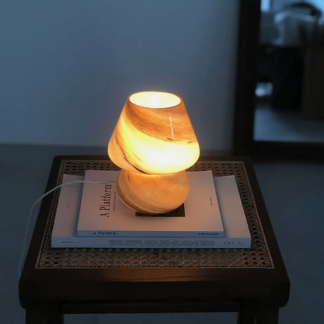 light-03076　USB Marble キノコ型 マッシュルームランプ ライト