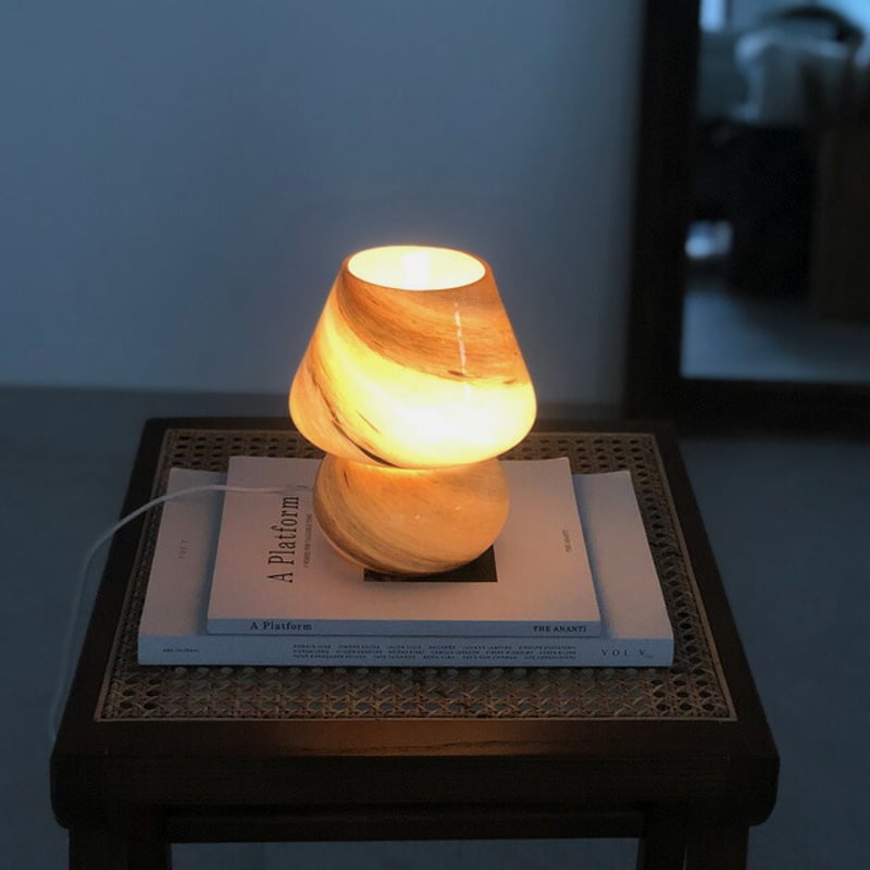 light-03076 USB Marble キノコ型 マッシュルームランプ ライト | AR