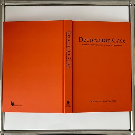 book-03011　Decoration Case ディスプレイブック オレンジ ハードカバー 洋書 1冊売り