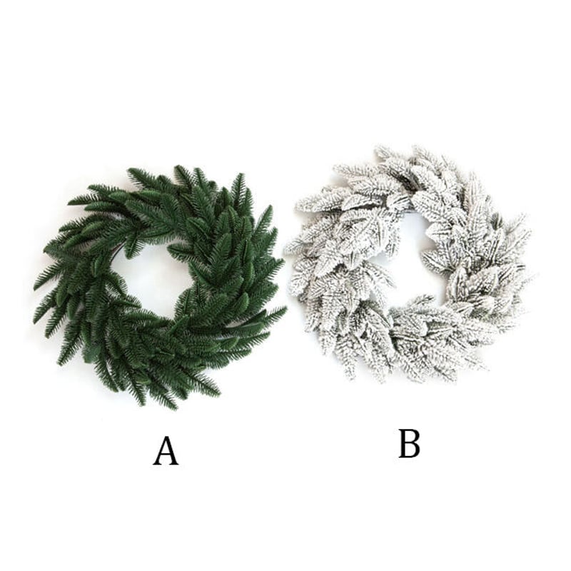 wreath-03001 クリスマスリース 40cm LEDライトガーランド付き wreath-03001 クリスマスリース 40cm LEDライトガーランド付き