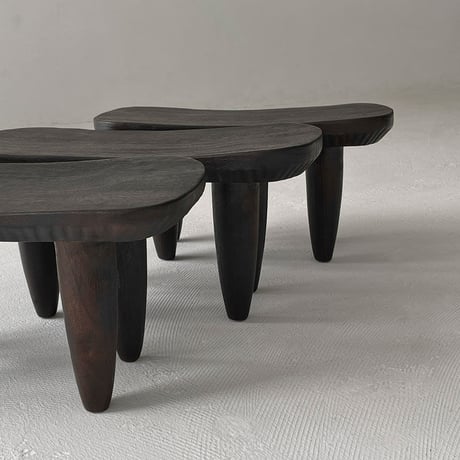 予約販売7月下旬～8月上旬頃発送予定　stool-03018　SENUFO STOOL 木彫りアフリカンスツール