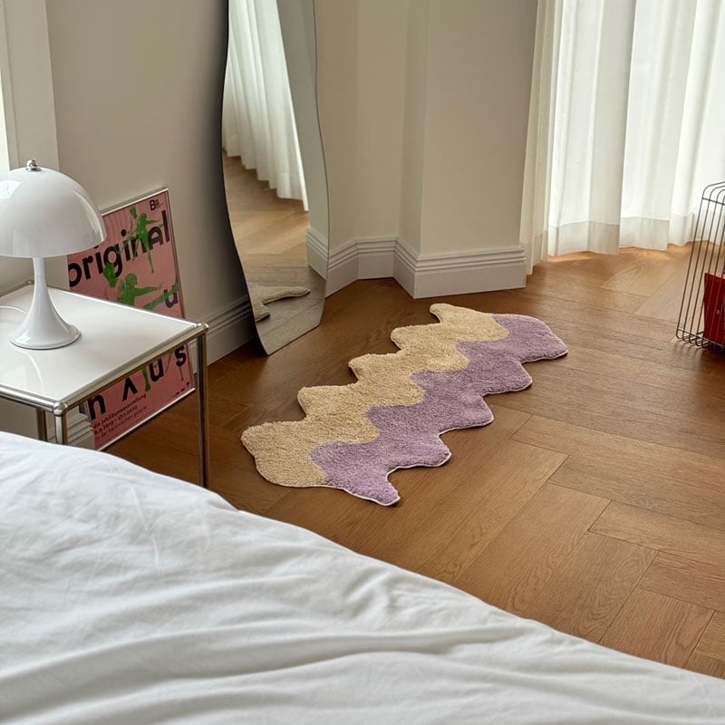 rug-03060 rippling バイカラーラグ 45cm×120cm | ART OF