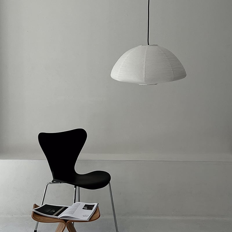 light-03304 Semicircle Rice Paper Shade 和紙 ペンダン