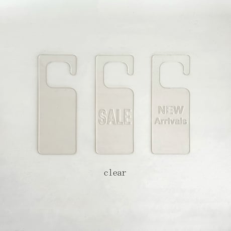 hanger-03005　11collar アクリル製 カラー ハンガーPOP