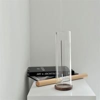 incenseholder-03061　J型パイプホルダー 真鍮 グラスインセンスホルダー
